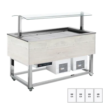 Bufet chlazený GN 4-1/1 Hemlock | REDFOX - ES BLUE+ 4H