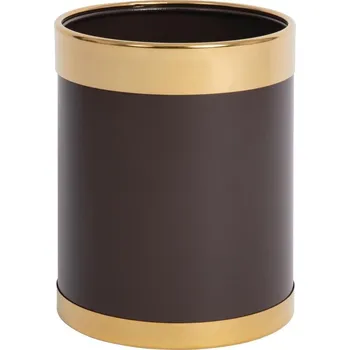Odpadkový koš Bolero odpadkový koš se zlatým okrajem