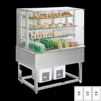 Vitrína chladicí GN 3-1/1 otevírání nahoru | REDFOX - ES PLATINUM+ 3 DF