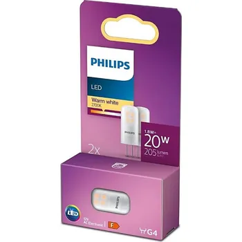 Žárovka SADA 2x LED Žárovka Philips G4/1,8W/12V 2700K