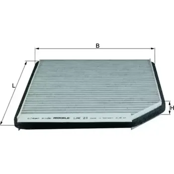 Kabinový filtr KNECHT Filtr vzduchu v interiéru KNC LAK 23