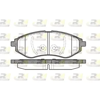 Brzdová destička ROADHOUSE Sada brzdových destiček RDH 2986.00