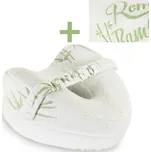 Romeo Ergonomický polštář mezi kolena DELUXE MEMORY BAMBOO 25 x 25 x 15 cm + náhradní povlak BAMBOO