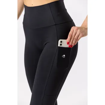 Dámské legíny GoldBee Legíny S Kapsou Lycra Black Barva: Black, Velikost: 3XL
