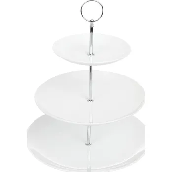 Stojánek na vařečky Olympia třípatrový stojan na cukroví k odpolední kávě