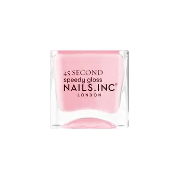 Přípravek na nehty Nails Inc. London 45 Second Speedy Gloss rychleschnoucí lak na nehty s péčí o nehty 14 ml, Ladbroke Grove Grooving