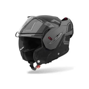 Helma na motorku Překlopná přilba AIROH MATHISSE 2 Genius P/J šedá matná - - Výběr variant -