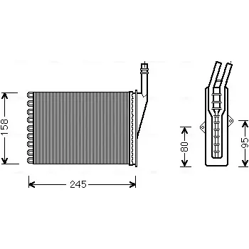 AVA QUALITY COOLING Výměník tepla - vnitřní vytápění AVA RTA6249