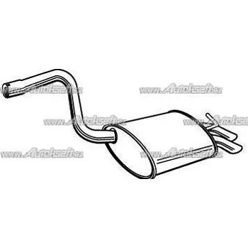 Zadní díl výfuku Starline Koncový díl výfuku 20.97.400