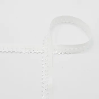 Textilní guma Strima Pruženka krajková, 13 mm - bílá