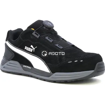 Pracovní obuv PUMA Airtwist low S3 černá pánská pracovní obuv + rychlozavazovací systém DISC 41