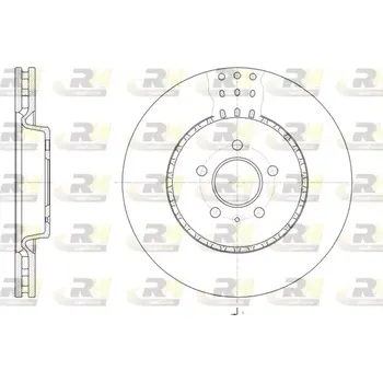 Brzdový kotouč ROADHOUSE Brzdový kotouč - 345 mm RDH 61493.10