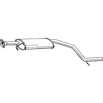Tlumič výfuku BOSAL Střední tlumič výfuku BS 281-071