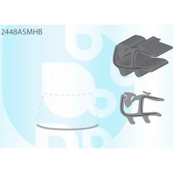 Autosklo PILKINGTON Spodní bauset (lišta) čelního okna AS 2448ASMHB