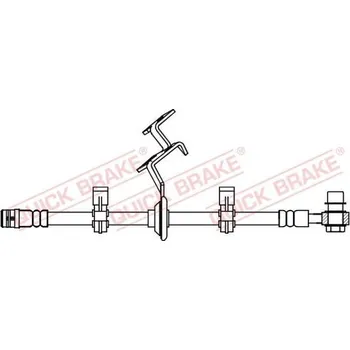 Brzdový systém Quick Brake Brzdová hadice QB 58.834X