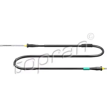 Lanko parkovací brzdy TOPRAN Tažné lanko parkovací brzdy TPR 631 768