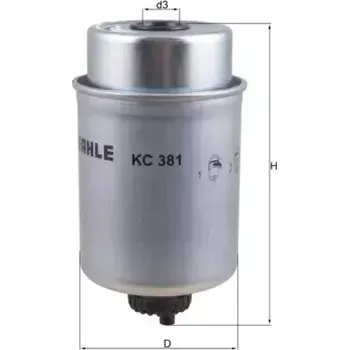 Palivový filtr KNECHT Palivový filtr KNC KC 381