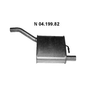 Tlumič výfuku EBERSPÄCHER Zadní tlumič výfuku ESR 04.199.82