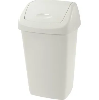 Odpadkový koš Odpadkový koš Tontarelli Aurora -s víkem,bílý,15 l