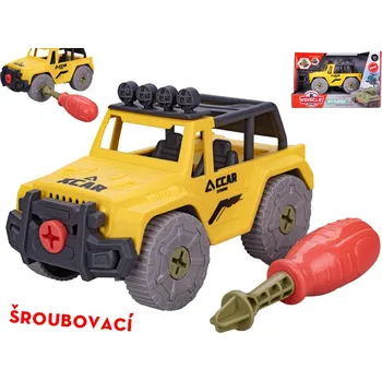 autíčko Mikro trading Auto terénní šroubovací - 13,5 cm - na volný chod