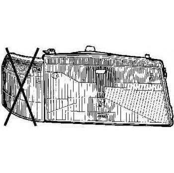 Přední světlomet VAN WEZEL Hlavní světlomet VAW 1735942