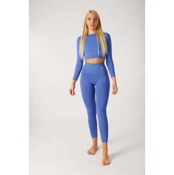 Dámské legíny GoldBee Legíny B2 Lycra AirForce Blue Barva: AirForce Blue, Velikost: XS