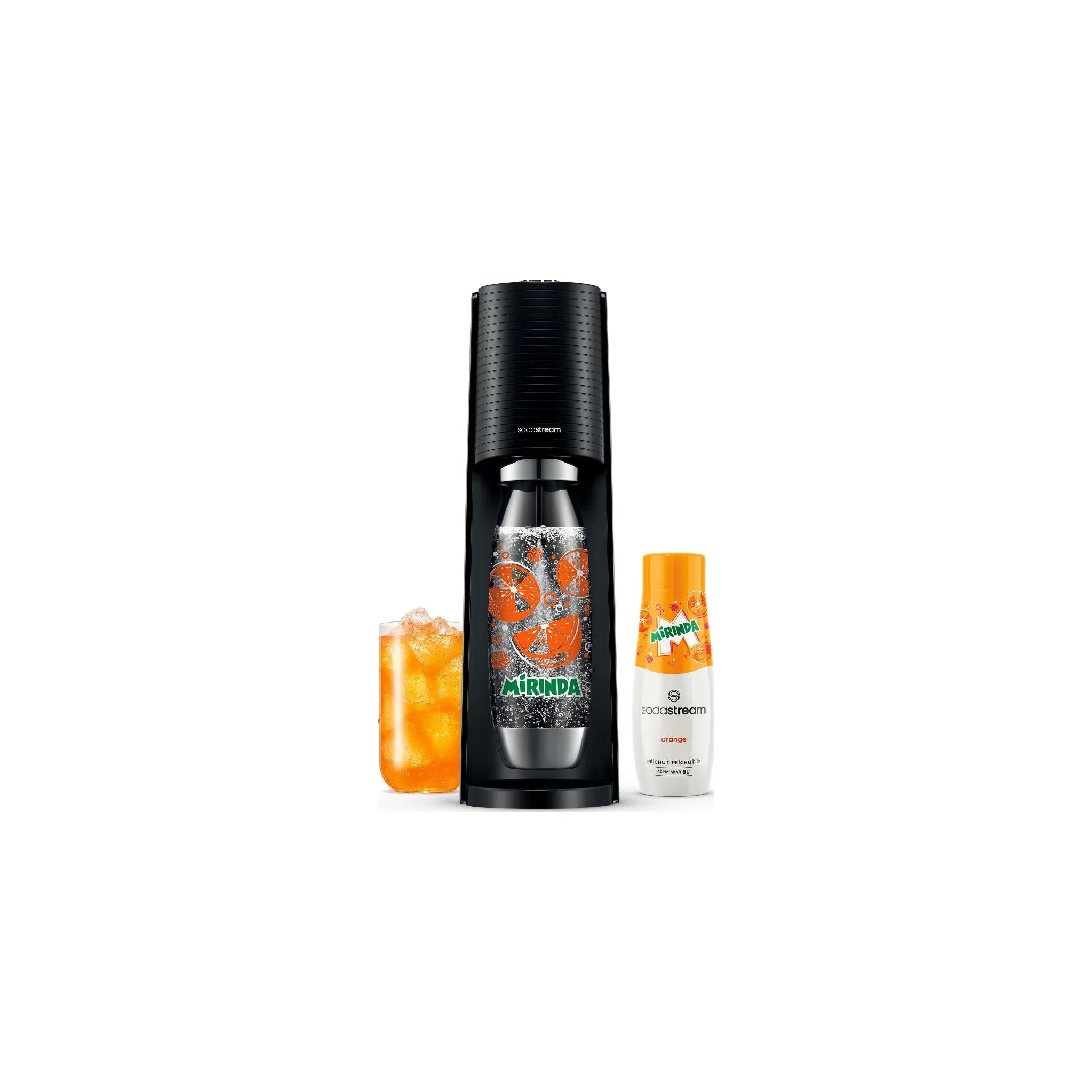 Fotografie 2 - Výrobník sody SodaStream Terra černý Mirinda Megapack