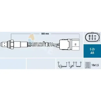 Čidlo automobilu FAE Lambda sonda FAE 75353