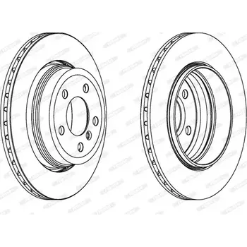 Autodíl FERODO Brzdový kotouč PREMIER High Carbon - 320 mm FE DDF1297