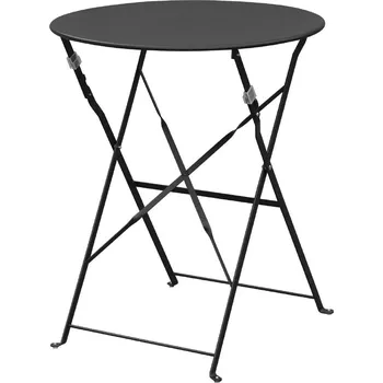 Zahradní stůl Bolero ocelový stůl v pouličním stylu černý 595mm