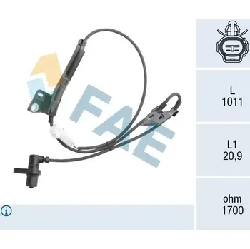 ABS FAE Snímač počtu otáček kol FAE 78561