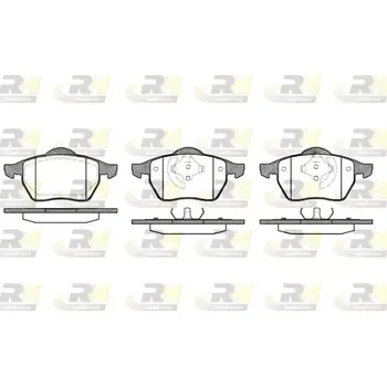 Brzdová destička ROADHOUSE Sada brzdových destiček RDH 2390.01