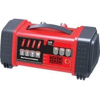 Auto-moto baterie CARFACE Nabíječka autobaterií 12/24V, 10A, mikroprocesor DO CFT25347KEL