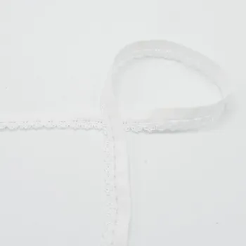 Textilní guma Strima Pruženka krajková, 12 mm - smetanově bílá