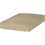 Stříška plotová hladká DITON průběžná 30 bílá 300×400×55 mm