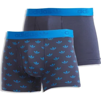 Boxerky pánské boxerky ADIDAS - NAVY/NAVY - 2 ks - M (Adidas Originals Comfort Flex Cotton 2 Pack Boxer)