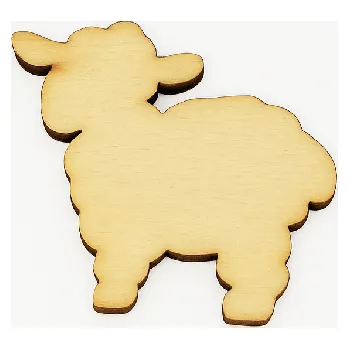 Dřevěný výřez Ovečka silueta