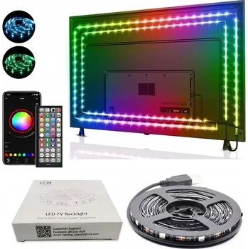 LED páska LED pásek 5M RGB USB TV/PC DÁLKOVÝ OVLADAČ WIFI APLIKACE