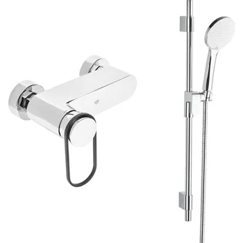 Sprchový set Sprchová baterie SAT Fusion se sprchovým setem 150 mm chrom SATBSFU268KPCSET - SATBSFU268KPCSET