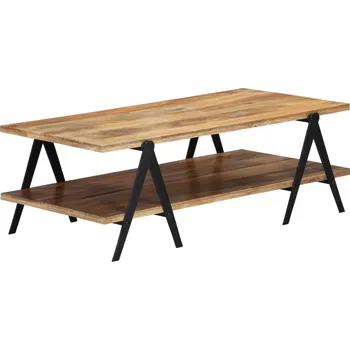 Konferenční stolek vidaXL Konferenční stolek 115 x 60 x 40 cm masivní mangovník [248095] Barva: Hnědá