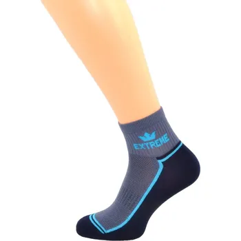 Dámské ponožky Gapo Dámské kotníkové ponožky Extreme 1. Velikost: 7-8 (EU 41-42), 2. Barva: Ocelová/modrá