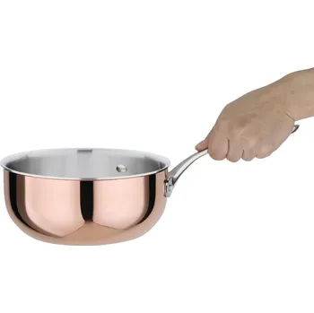 Pánev Vogue rozšířená restovací pánev Tri-Wall měděná 200mm