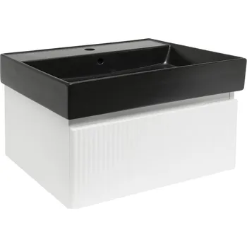 Koupelnový nábytek Koupelnová skříňka s umyvadlem SAT Evolution 78x30x44,8 cm bílá mat SATEVO80WMU2B - SATEVO80WMU2B