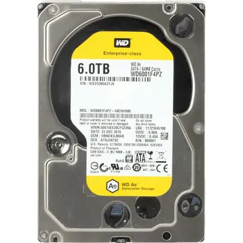 Interní pevný disk WD Ae 6TB 5760RPM 64MB SATA III 3.5" WD6001F4PZ