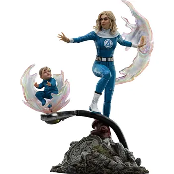 Soška Fantastic Four - Invisible Woman and Franklin 28 cm