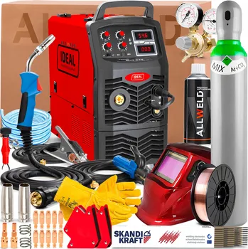 Svářečka Svářečka IDEAL TECNO MIG 330 400V 330A Pro Pájení a Svařování MMA Oceli a Hliníku