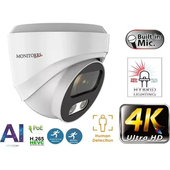IP kamera Monitorrs Security AI hybrid Light IP kamera 8 MPix WDome (6481) (Monitorrs Security)
