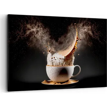Obraz Velký obraz do obýváku XXL 120x80 káva moderní fotoobraz na plátně obrazy
