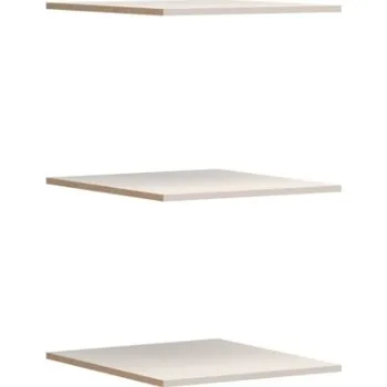 Šatní skříň ANGA přídavné police do skříně, 3 ks, kashmir