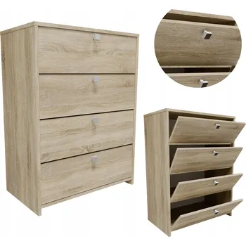 Botník Matkam 60 x 80 x 33 cm dub sonoma